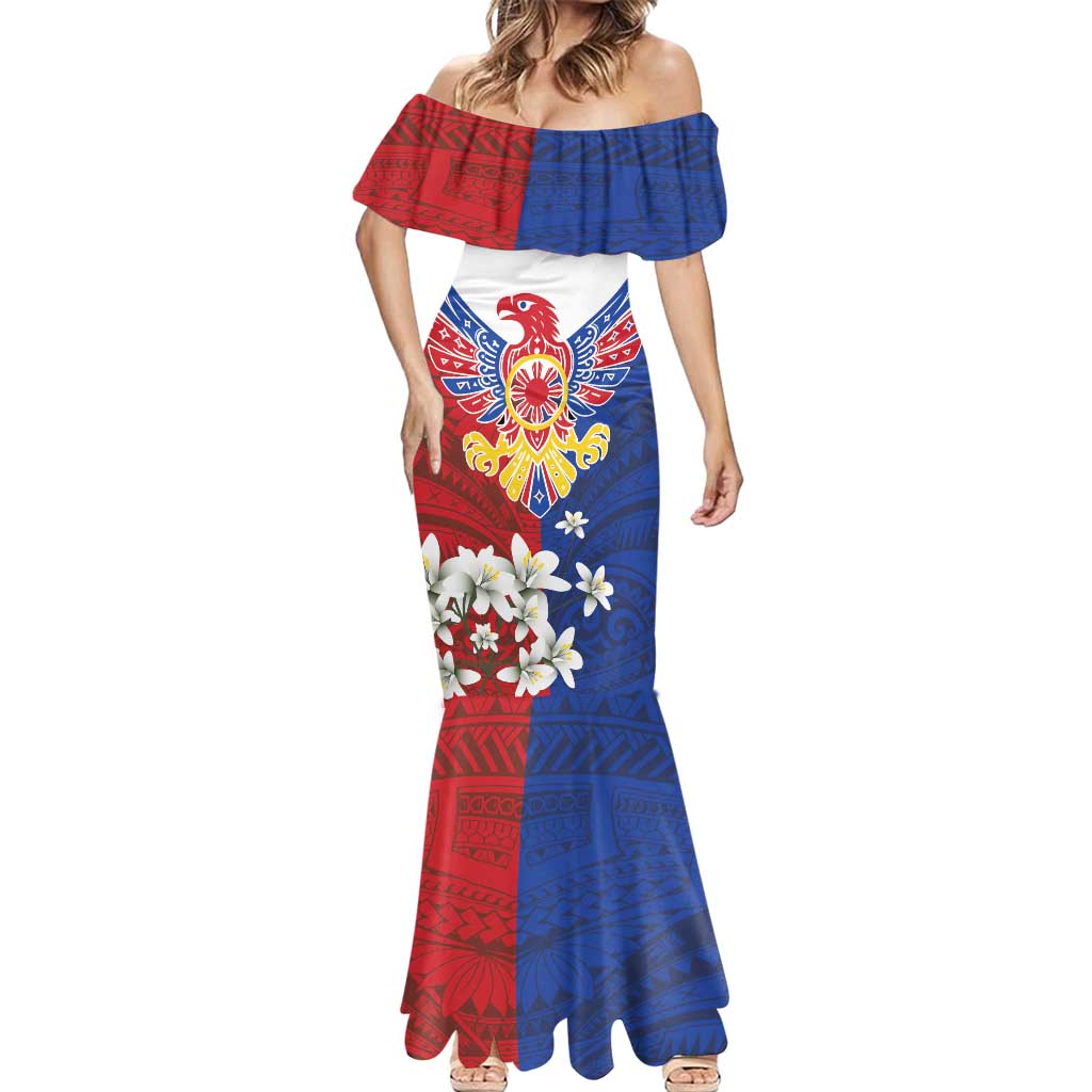 Philippine Eagle Week Mermaid Dress Filipino Patern