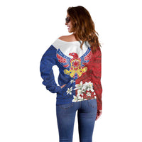 Philippine Eagle Week Off Shoulder Sweater Filipino Patern