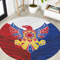 Philippine Eagle Week Round Carpet Filipino Patern