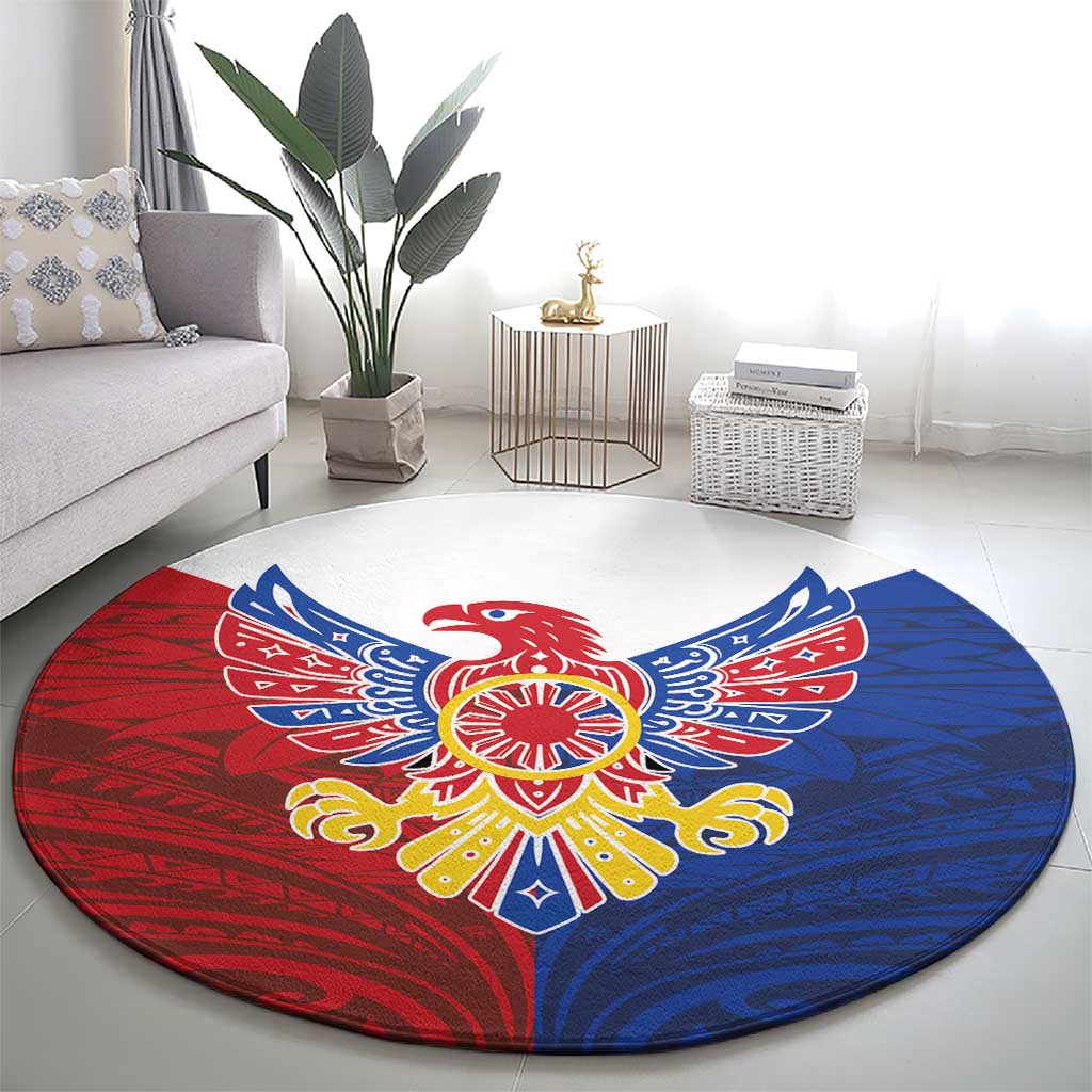Philippine Eagle Week Round Carpet Filipino Patern