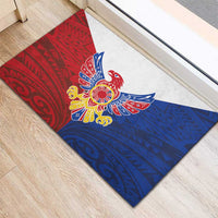Philippine Eagle Week Rubber Doormat Filipino Patern