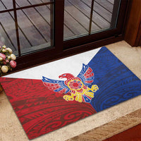 Philippine Eagle Week Rubber Doormat Filipino Patern