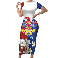 Philippine Eagle Week Short Sleeve Bodycon Dress Filipino Patern