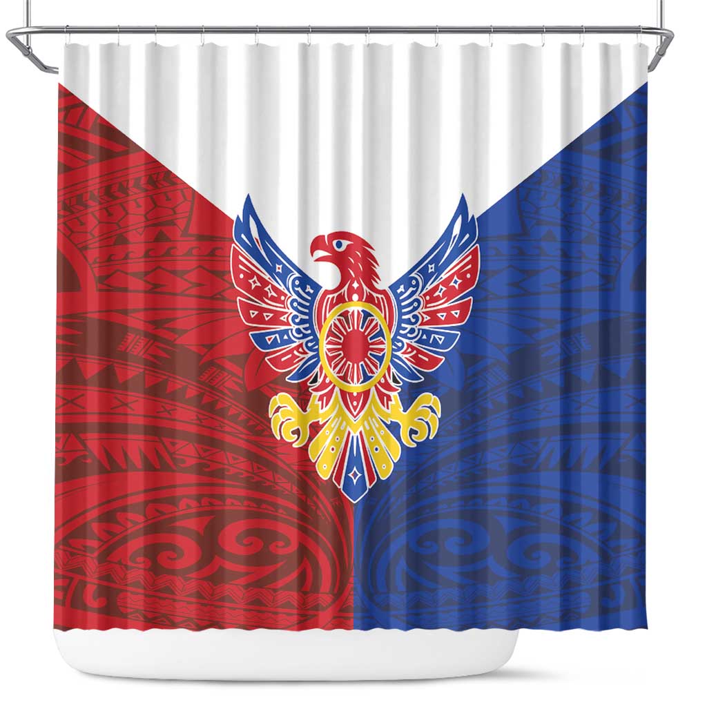 Philippine Eagle Week Shower Curtain Filipino Patern