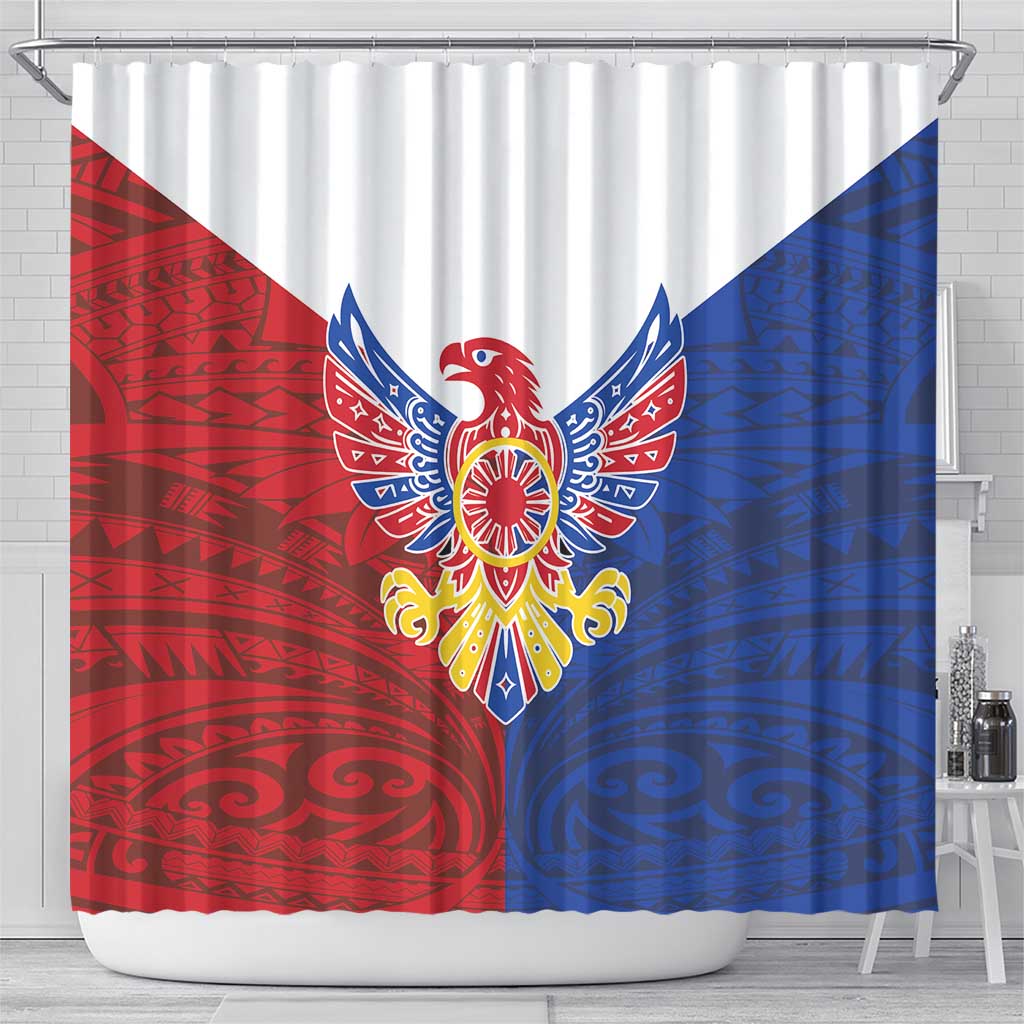 Philippine Eagle Week Shower Curtain Filipino Patern