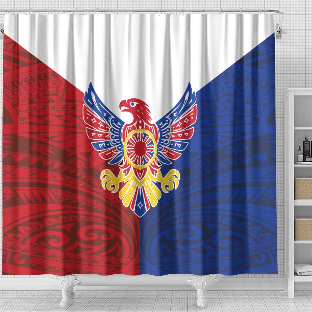 Philippine Eagle Week Shower Curtain Filipino Patern