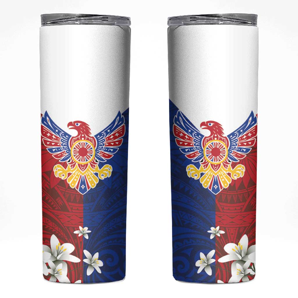 Philippine Eagle Week Skinny Tumbler Filipino Patern