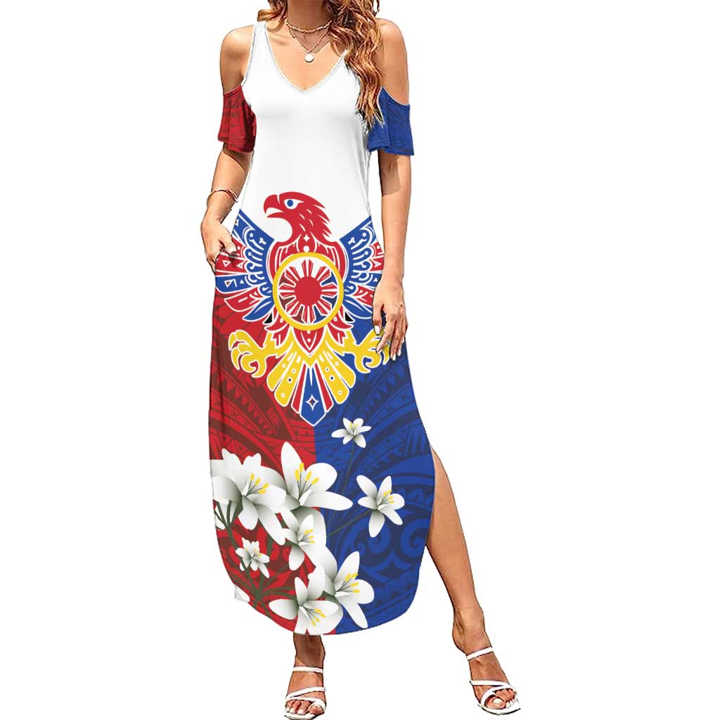 Philippine Eagle Week Summer Maxi Dress Filipino Patern