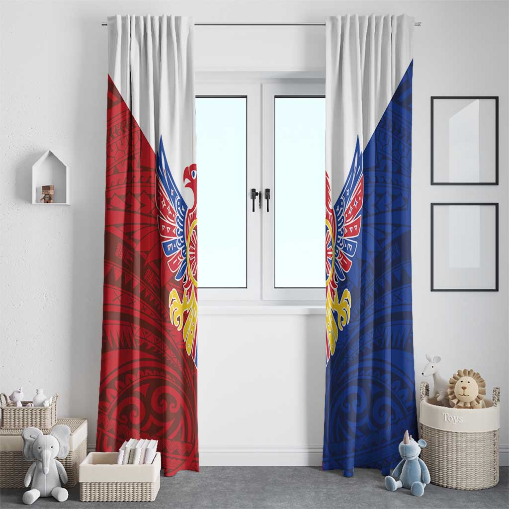 Philippine Eagle Week Window Curtain Filipino Patern