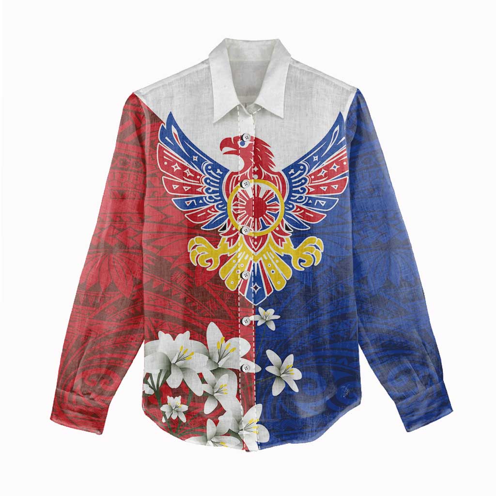 Philippine Eagle Week Women Casual Shirt Filipino Patern