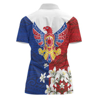 Philippine Eagle Week Women Polo Shirt Filipino Patern