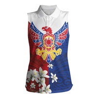 Philippine Eagle Week Women Sleeveless Polo Shirt Filipino Patern