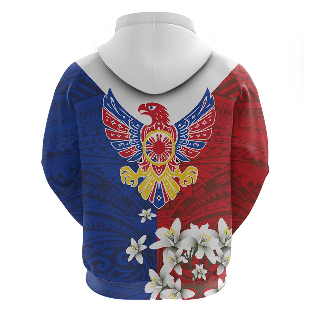 Philippine Eagle Week Zip Hoodie Filipino Patern