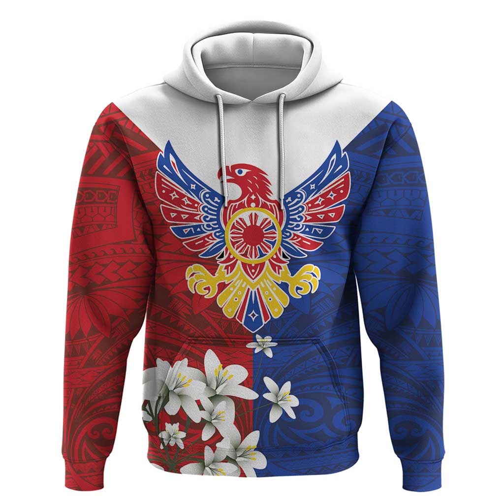 Philippine Eagle Week Zip Hoodie Filipino Patern