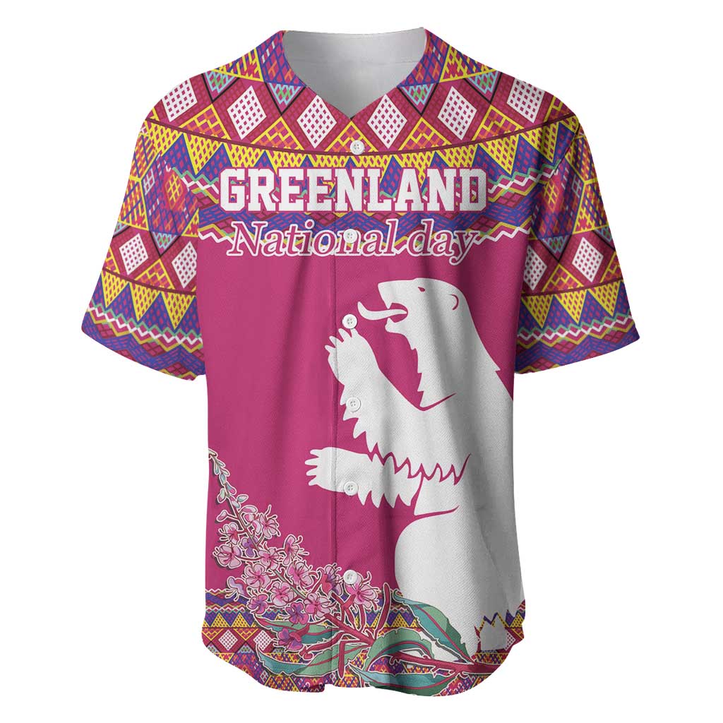 Greenland National Day Baseball Jersey Inuit Kalaallisuut style