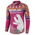 Greenland National Day Button Sweatshirt Inuit Kalaallisuut style