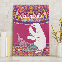 Greenland National Day Canvas Wall Art Inuit Kalaallisuut style