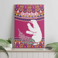 Greenland National Day Canvas Wall Art Inuit Kalaallisuut style