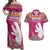 Greenland National Day Couples Matching Off Shoulder Maxi Dress and Hawaiian Shirt Inuit Kalaallisuut style