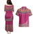 Greenland National Day Couples Matching Puletasi and Hawaiian Shirt Inuit Kalaallisuut style