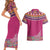 Greenland National Day Couples Matching Short Sleeve Bodycon Dress and Hawaiian Shirt Inuit Kalaallisuut style