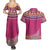 Greenland National Day Couples Matching Summer Maxi Dress and Hawaiian Shirt Inuit Kalaallisuut style