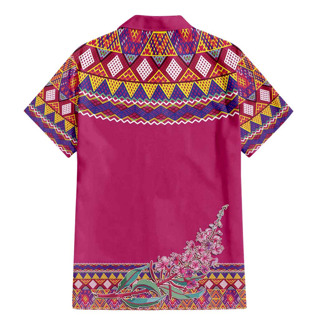 Greenland National Day Family Matching Mermaid Dress and Hawaiian Shirt Inuit Kalaallisuut style