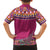 Greenland National Day Family Matching Off The Shoulder Long Sleeve Dress and Hawaiian Shirt Inuit Kalaallisuut style