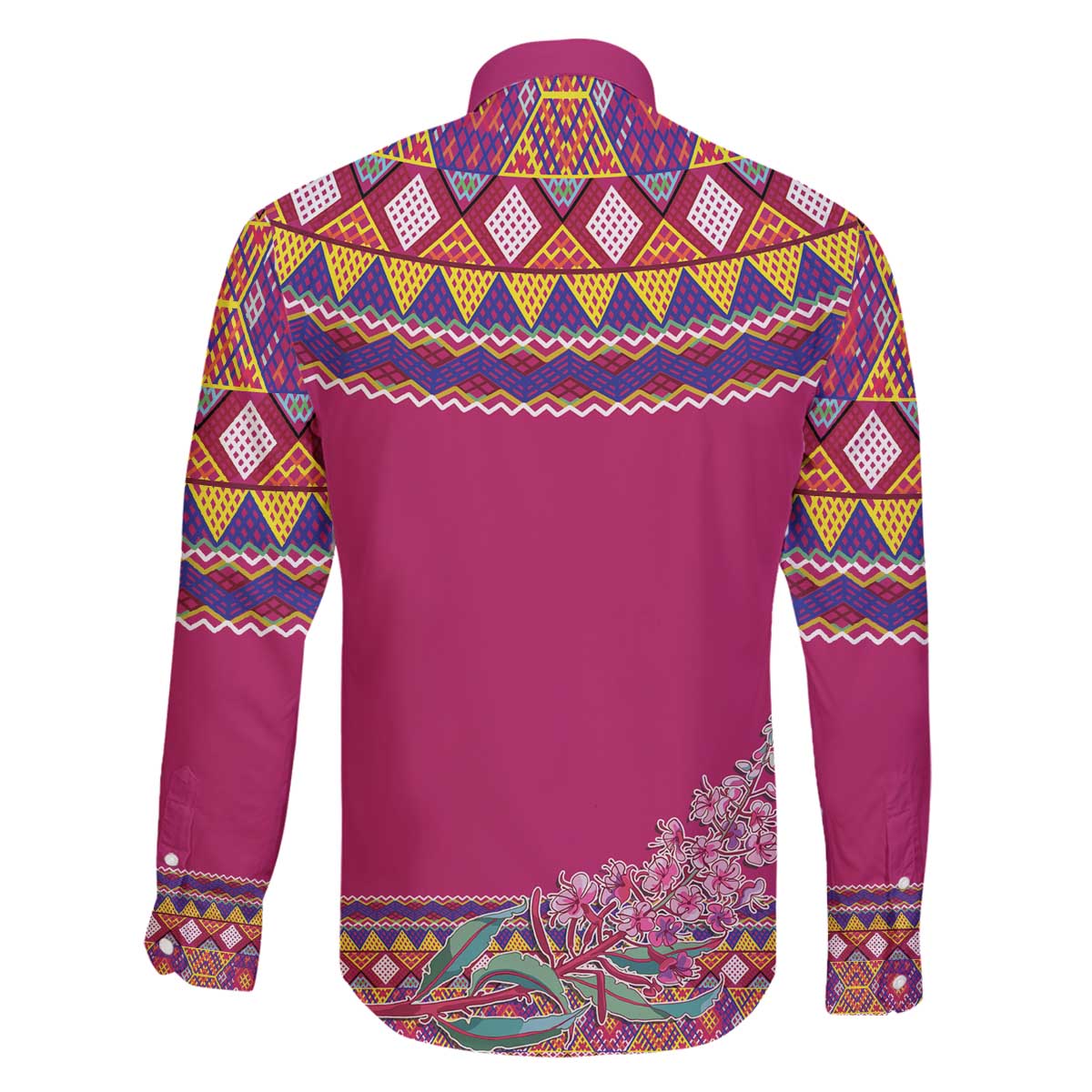 Greenland National Day Family Matching Off The Shoulder Long Sleeve Dress and Hawaiian Shirt Inuit Kalaallisuut style