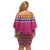 Greenland National Day Family Matching Off Shoulder Short Dress and Hawaiian Shirt Inuit Kalaallisuut style