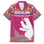 Greenland National Day Family Matching Short Sleeve Bodycon Dress and Hawaiian Shirt Inuit Kalaallisuut style