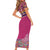 Greenland National Day Family Matching Short Sleeve Bodycon Dress and Hawaiian Shirt Inuit Kalaallisuut style