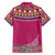 Greenland National Day Family Matching Summer Maxi Dress and Hawaiian Shirt Inuit Kalaallisuut style