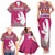 Greenland National Day Family Matching Tank Maxi Dress and Hawaiian Shirt Inuit Kalaallisuut style