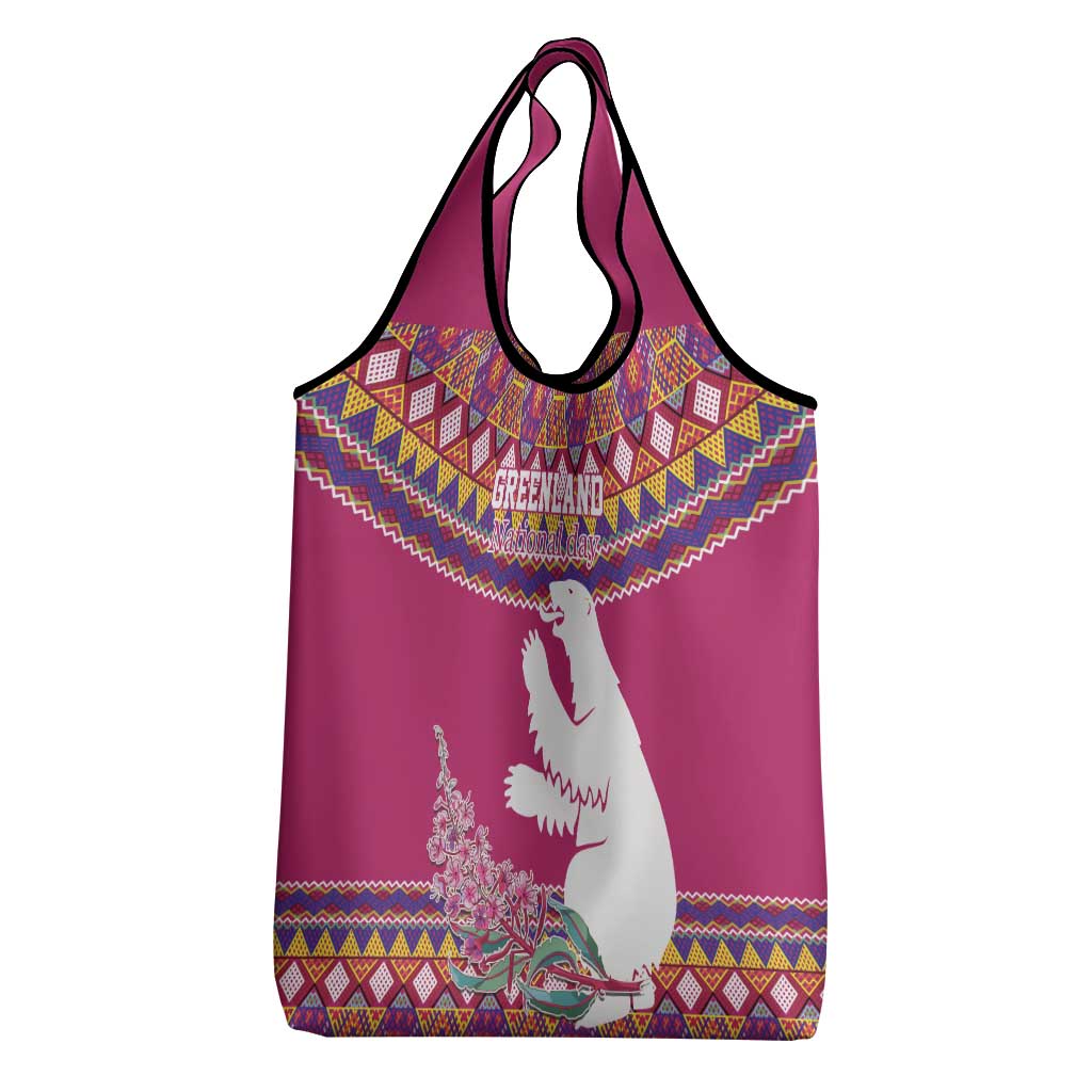 Greenland National Day Grocery Bag Inuit Kalaallisuut style