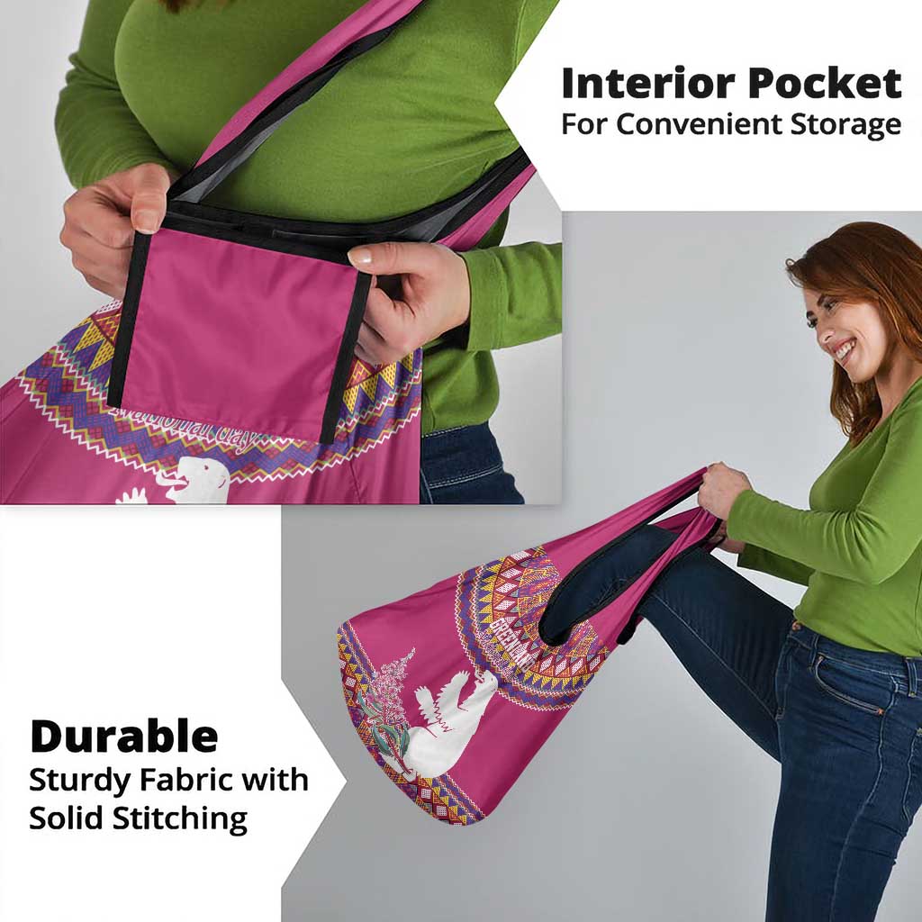 Greenland National Day Grocery Bag Inuit Kalaallisuut style