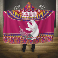 Greenland National Day Hooded Blanket Inuit Kalaallisuut style