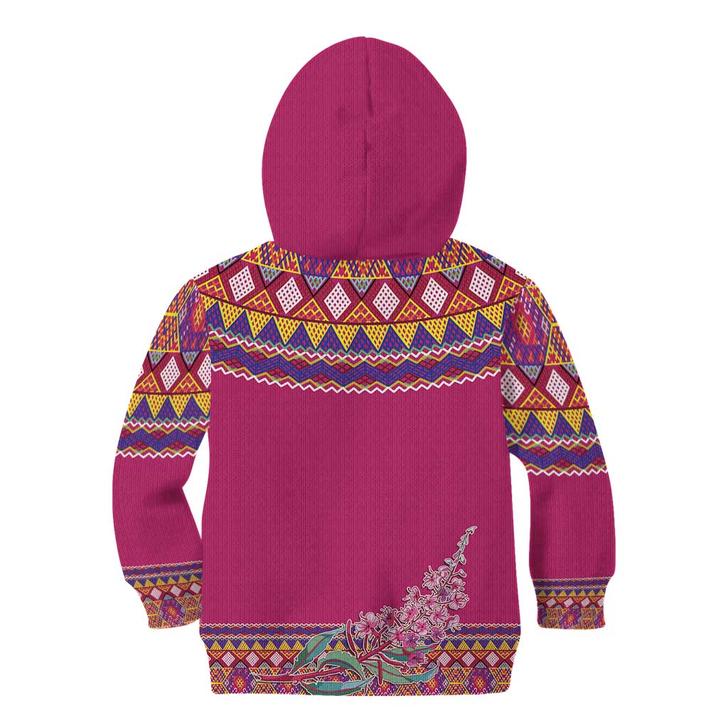 Greenland National Day Kid Hoodie Inuit Kalaallisuut style