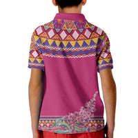 Greenland National Day Kid Polo Shirt Inuit Kalaallisuut style