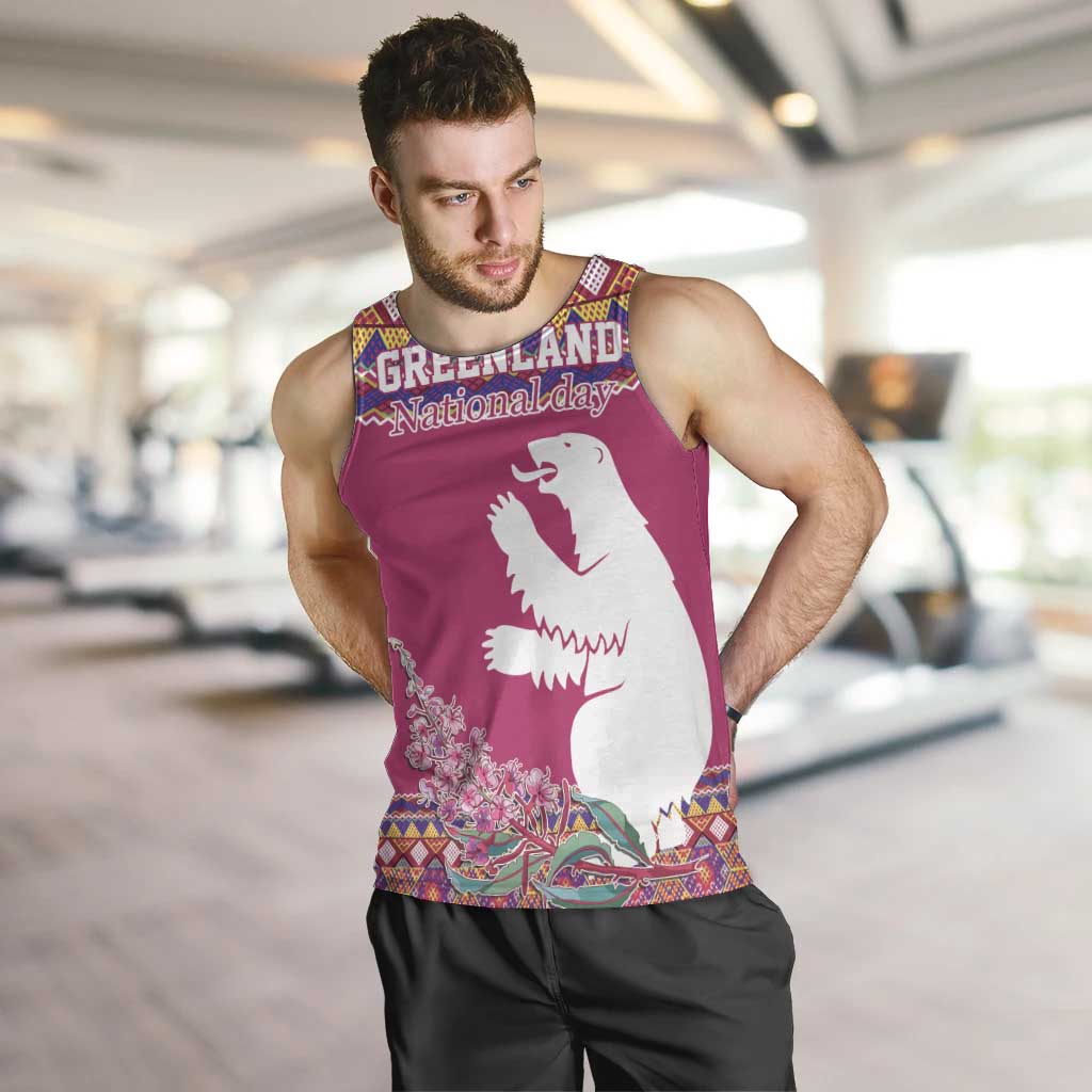 Greenland National Day Men Tank Top Inuit Kalaallisuut style
