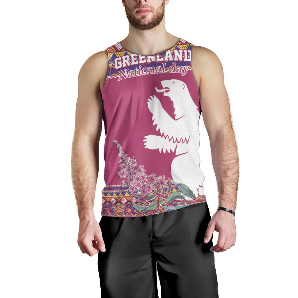 Greenland National Day Men Tank Top Inuit Kalaallisuut style