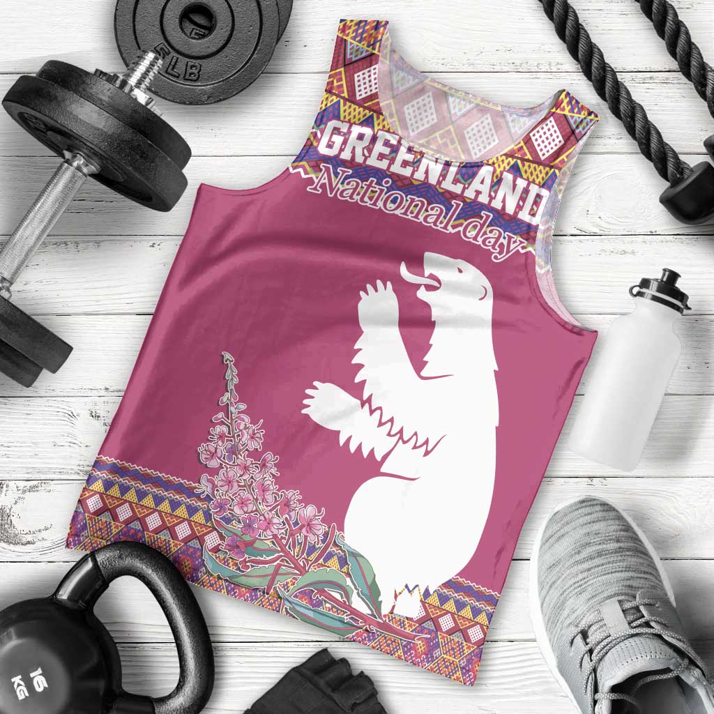 Greenland National Day Men Tank Top Inuit Kalaallisuut style