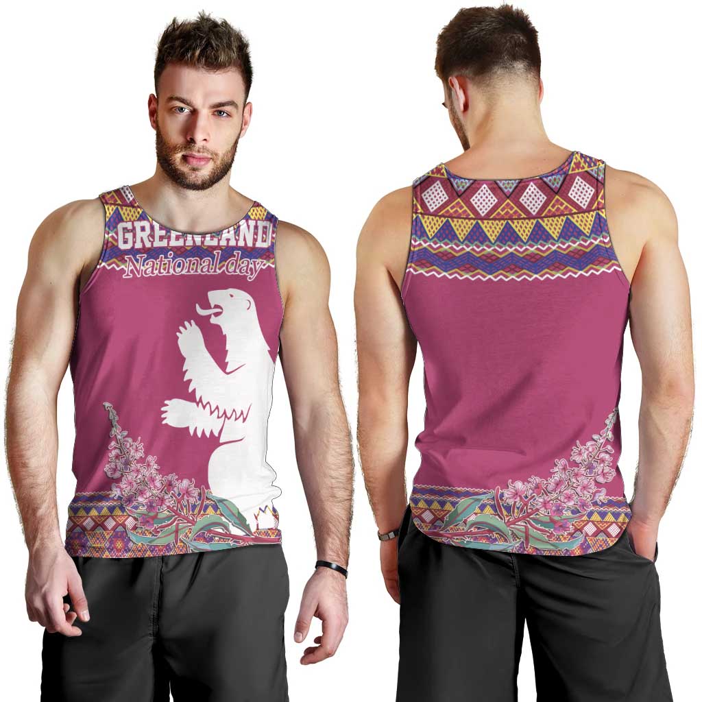 Greenland National Day Men Tank Top Inuit Kalaallisuut style