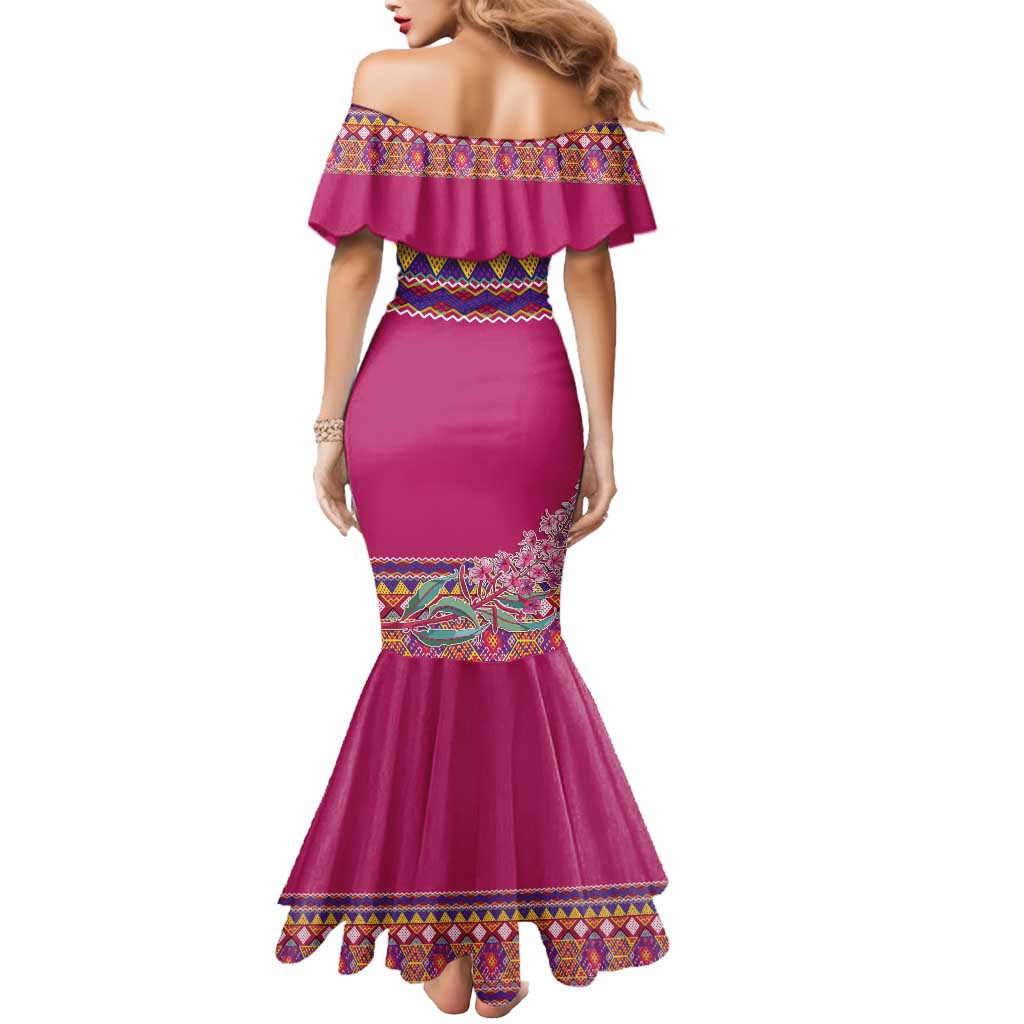 Greenland National Day Mermaid Dress Inuit Kalaallisuut style