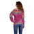 Greenland National Day Off Shoulder Sweater Inuit Kalaallisuut style
