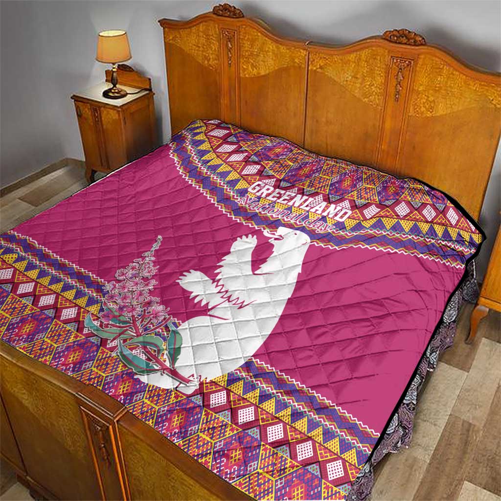 Greenland National Day Quilt Inuit Kalaallisuut style