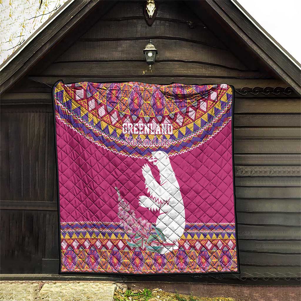 Greenland National Day Quilt Inuit Kalaallisuut style