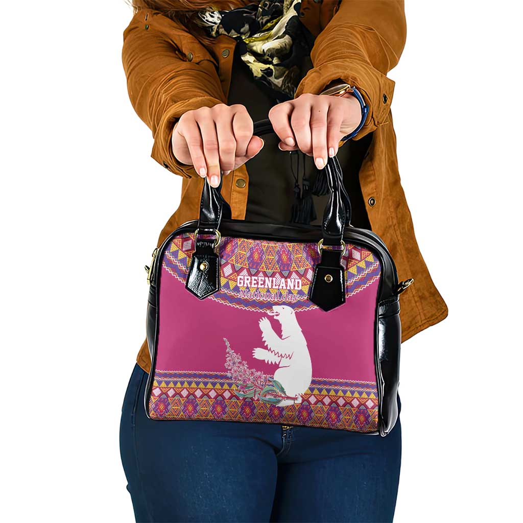 Greenland National Day Shoulder Handbag Inuit Kalaallisuut style
