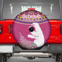 Greenland National Day Spare Tire Cover Inuit Kalaallisuut style