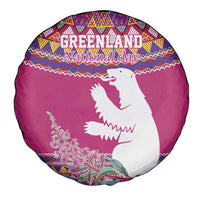 Greenland National Day Spare Tire Cover Inuit Kalaallisuut style